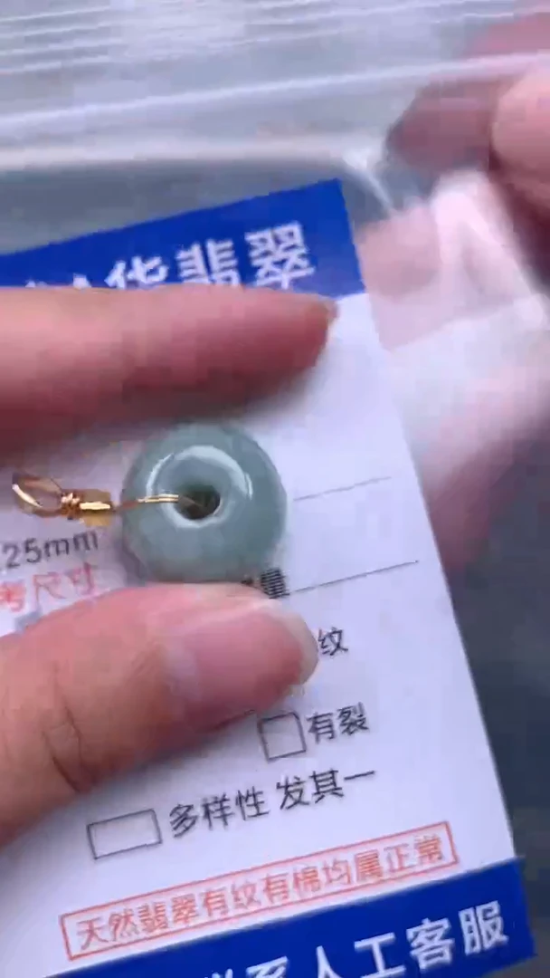 翡翠未镶嵌吊坠(不含链)1