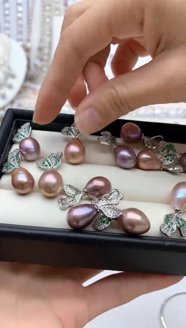 【闪购商品】淡水珍珠吊坠(不含链)合金多样性发其一