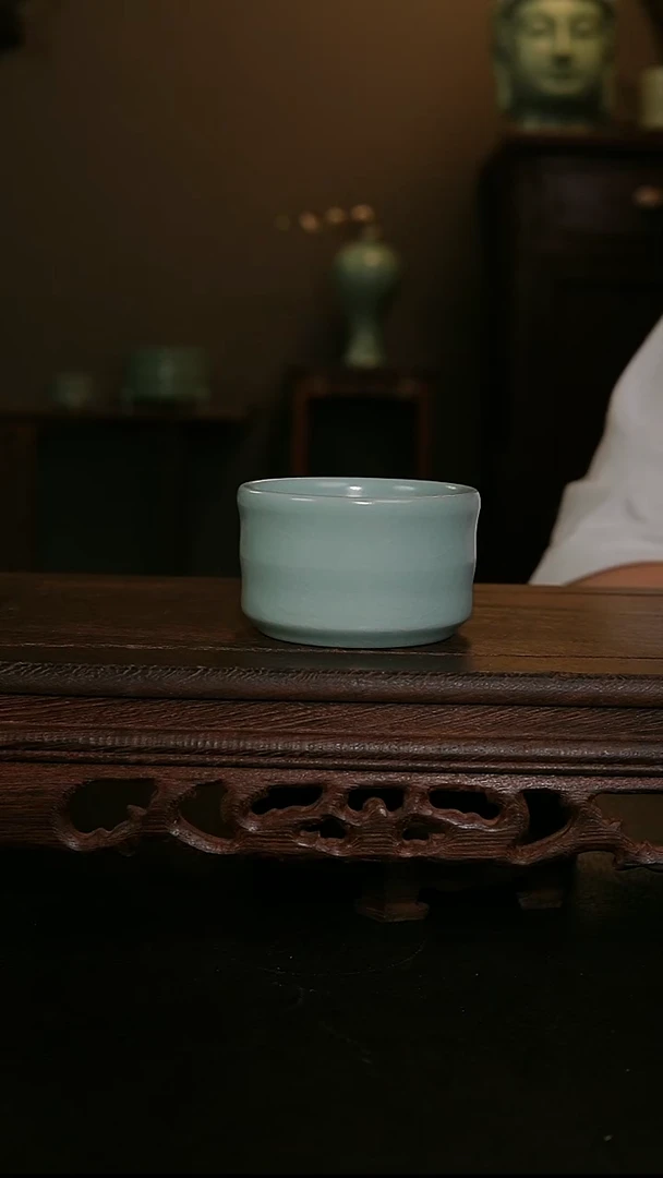 摆件王国奇手工竹节杯 印章
