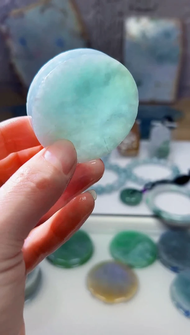 裸石翡翠天然翡翠A货余 南 739