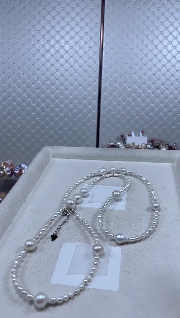 未镶嵌毛衣链淡水珍珠【纯恬珍珠】（多样性发货发一）