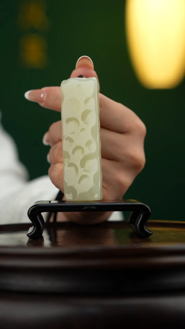 玉【小奶酪】天然玉石手把件