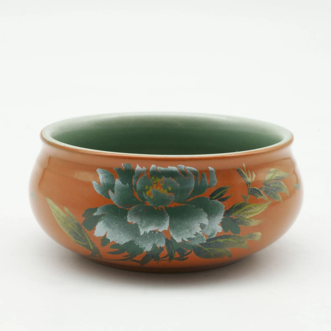 「福漆」大漆瓷杯 红+蓝 杯口6cm 以实物为准 19-20