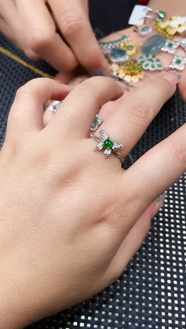 【闪购商品】翡翠未镶嵌戒指111111111