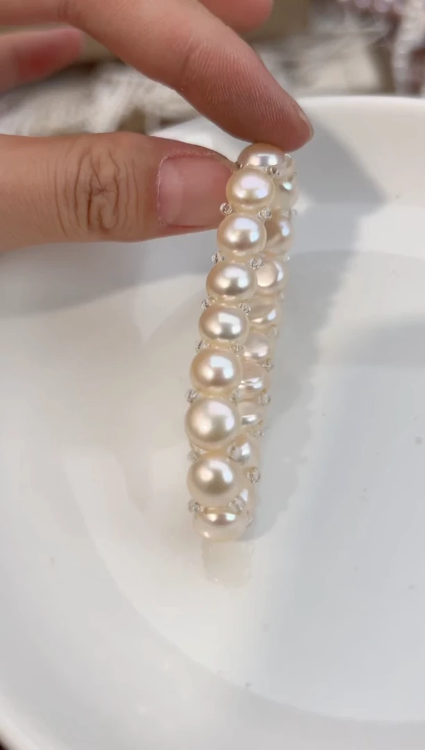 未镶嵌92淡水珍珠手链