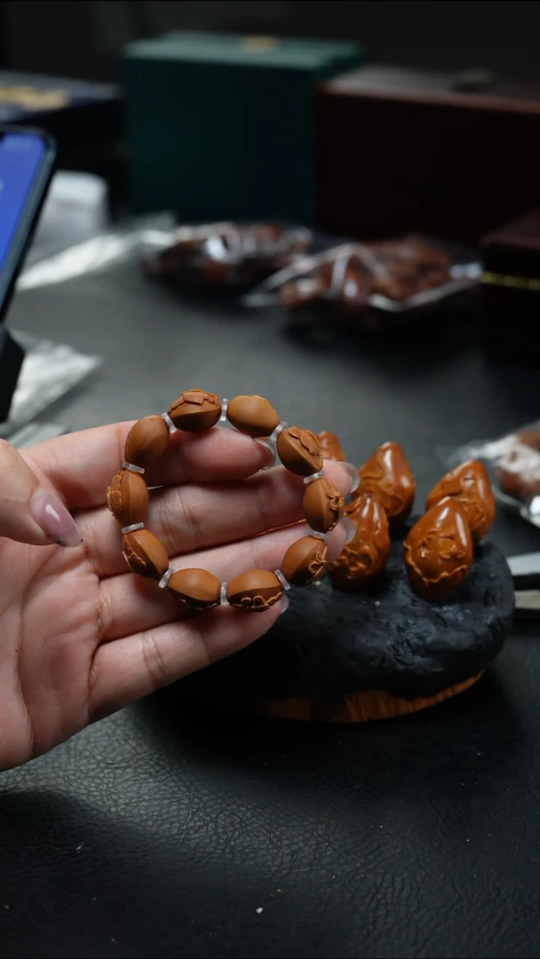 手串/手链橄榄核鱼子精品核文化