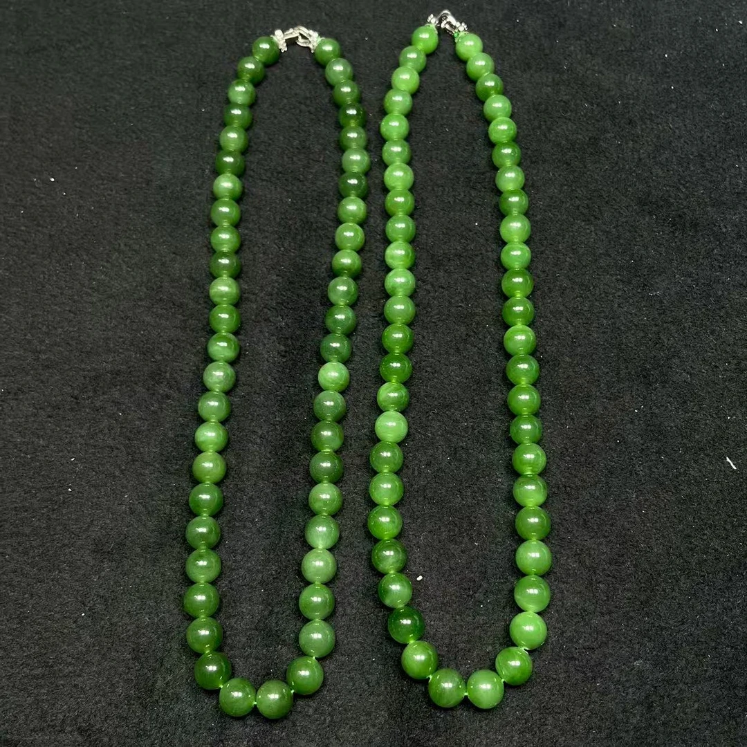 【玉经纶】73041/Q28-和田玉珠链-多样性发其一