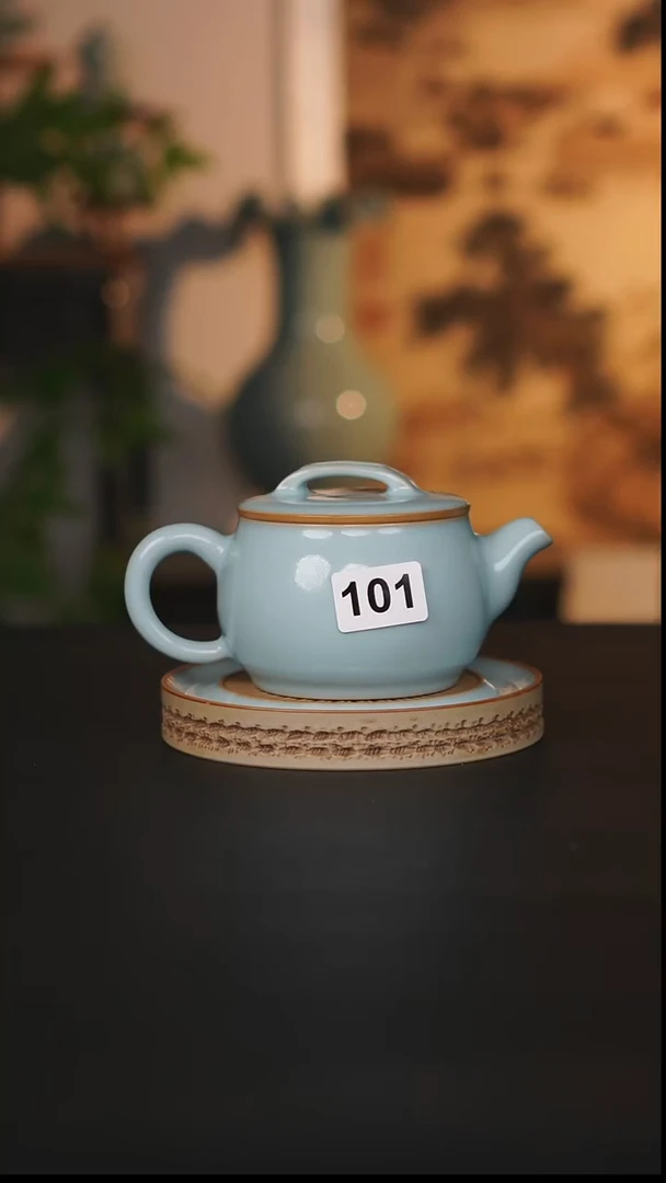 壶瓷天熙汝瓷汉瓦壶一级101