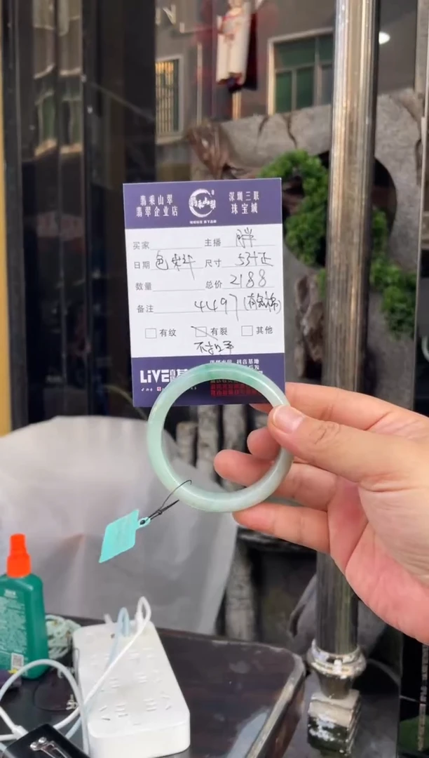 未镶嵌手镯翡翠W 53正圈 4497