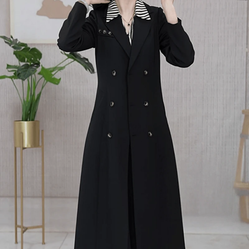 B097【风衣外套+连衣裙】2025秋季新款时尚高端轻奢贵夫人套装裙