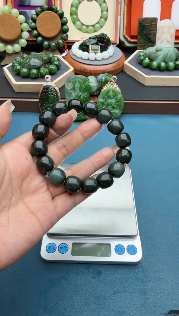 未镶嵌手串和田玉szq14