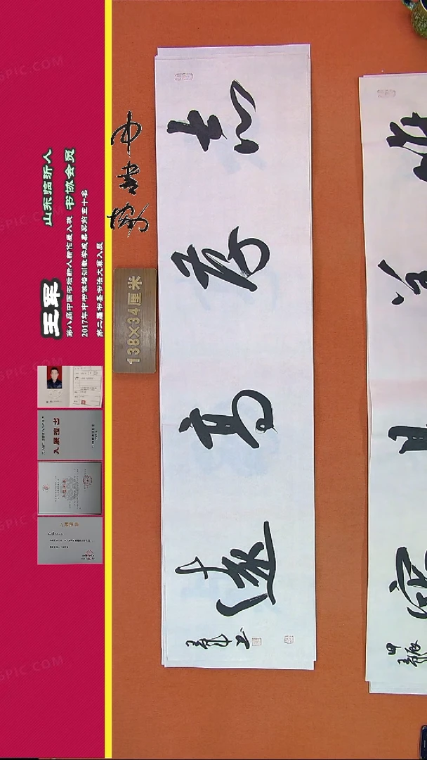 【闪购商品】书法401B王军书法作品