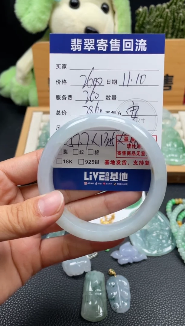 未镶嵌手镯翡翠10150312