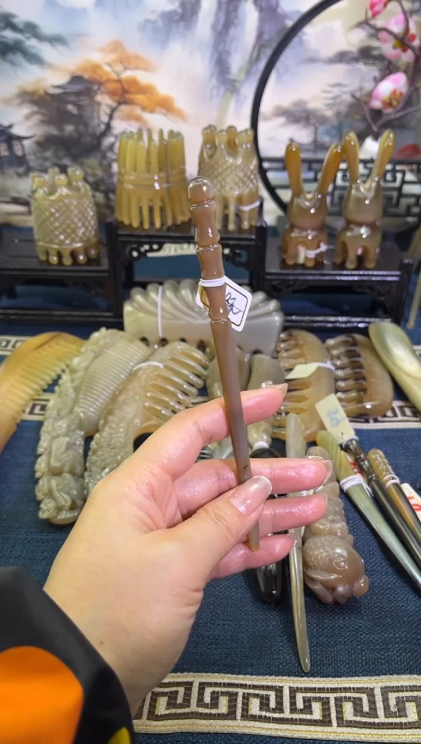 国内老白水冲*竹节发簪