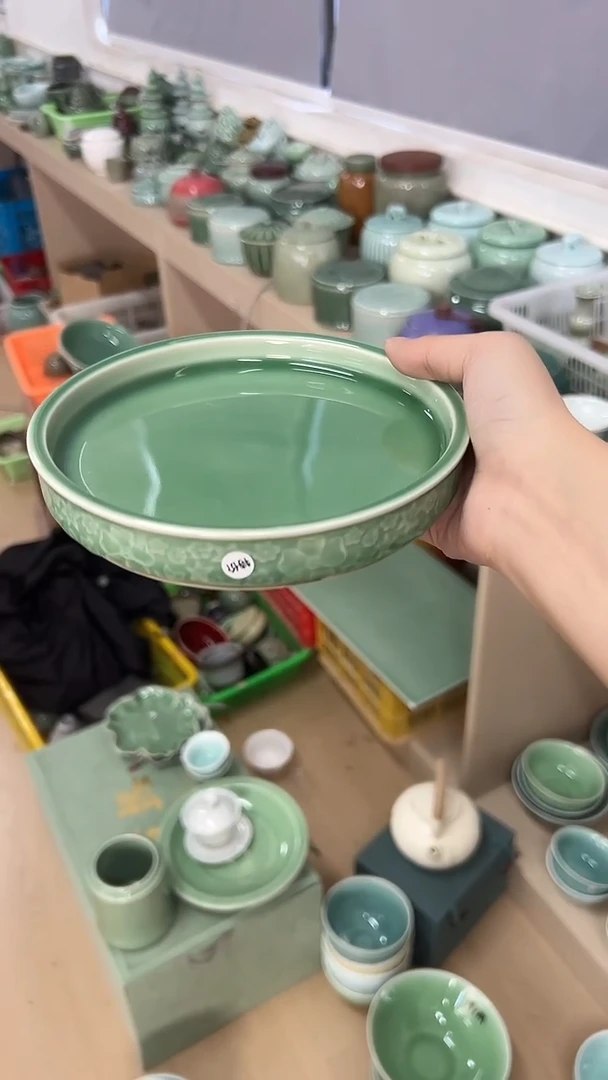 龙泉云间青瓷小米茶器
