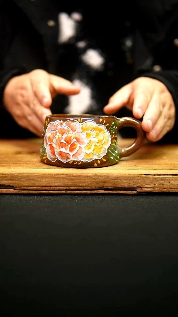 @@陶园瓷舍@@纯手工手绘@高温釉下彩