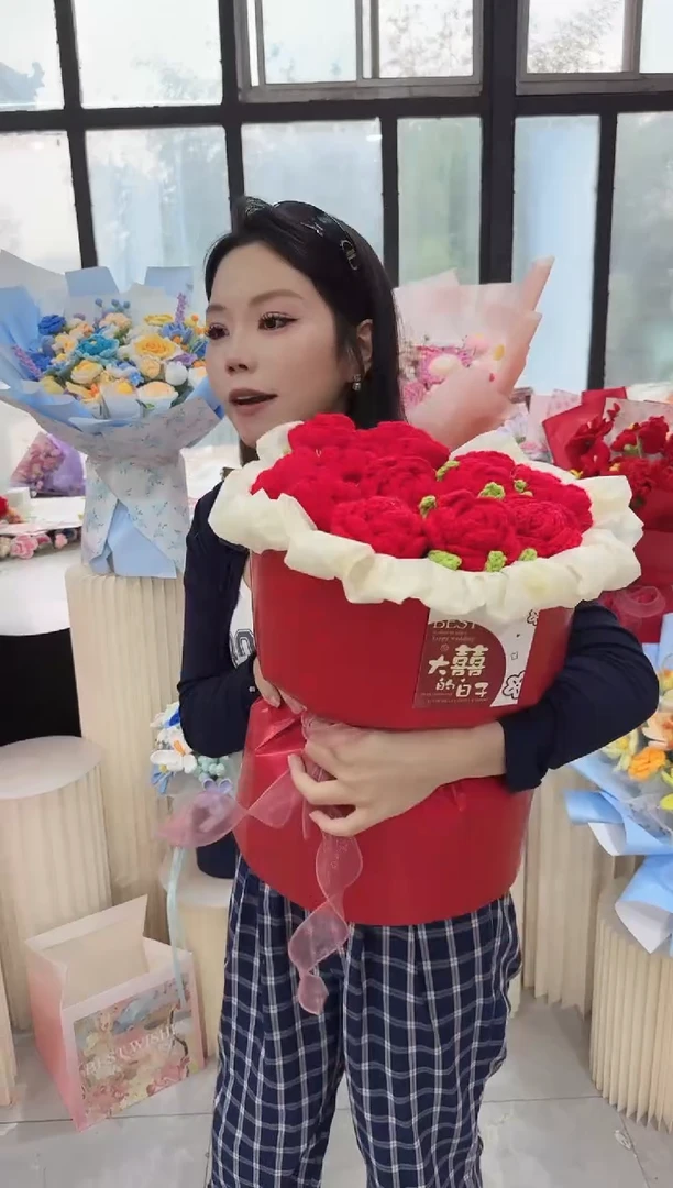非遗手工定制花束，孤品清仓！！