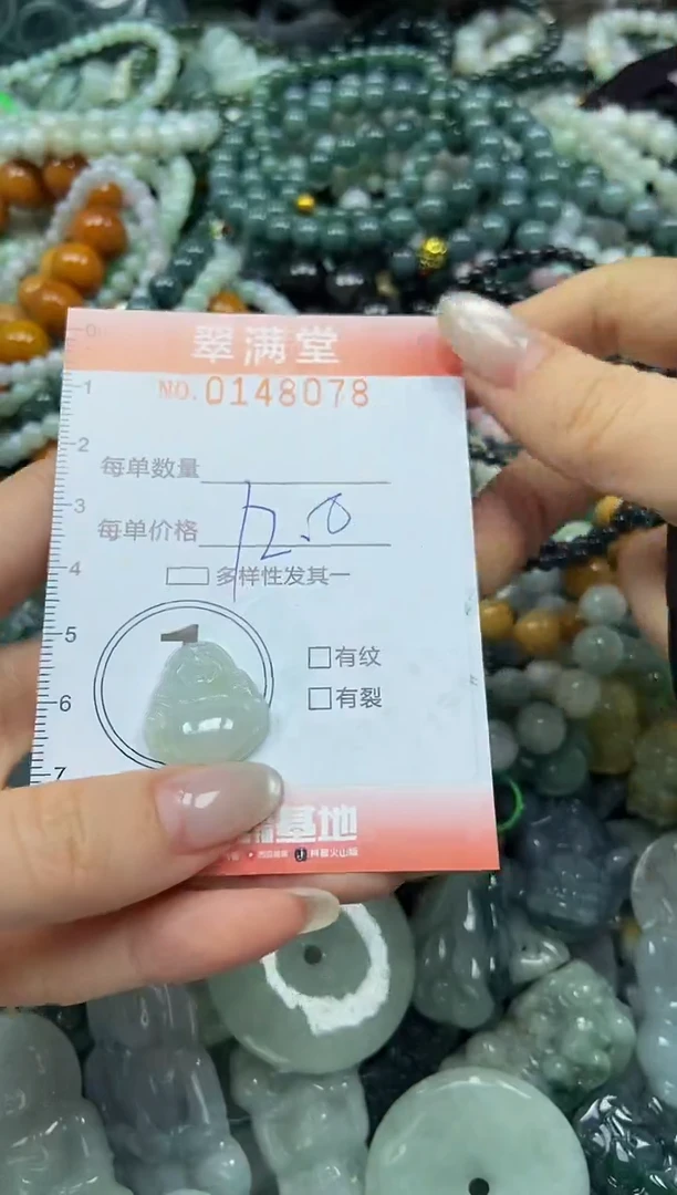 翡翠未镶嵌颈饰闪购0148078