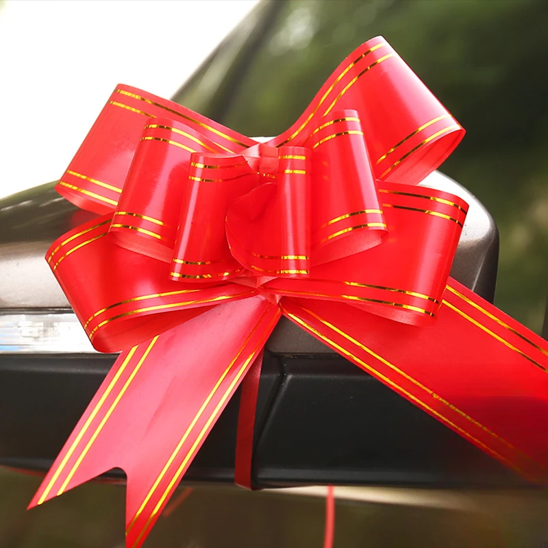 结婚装饰用品拉花蝴蝶结婚庆用品手拉花礼品婚车装饰拉花彩带丝带