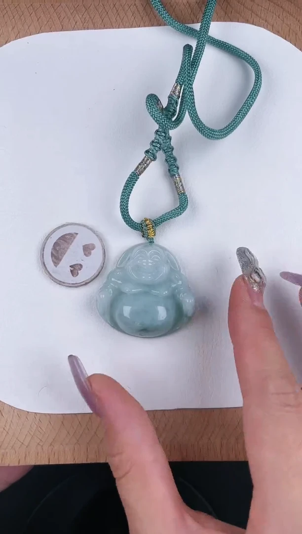 翡翠未镶嵌颈饰孤品-20