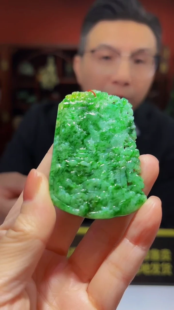 未镶嵌定制翡翠45/0102/YYY/山水