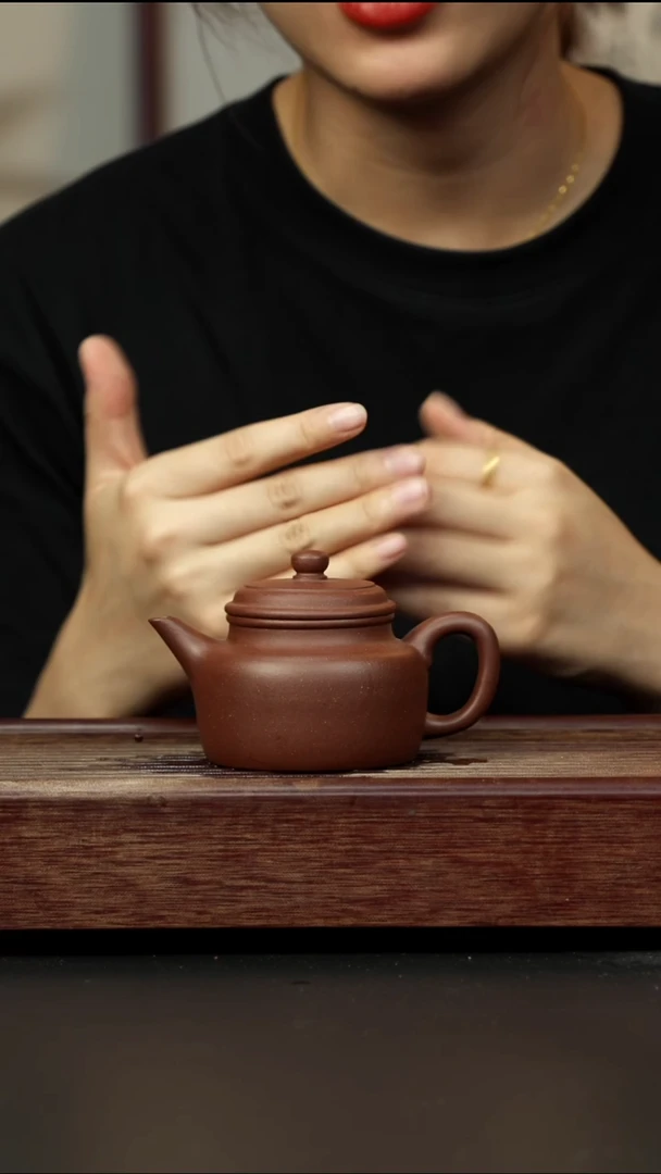 紫砂茶壶底槽清德钟150CC