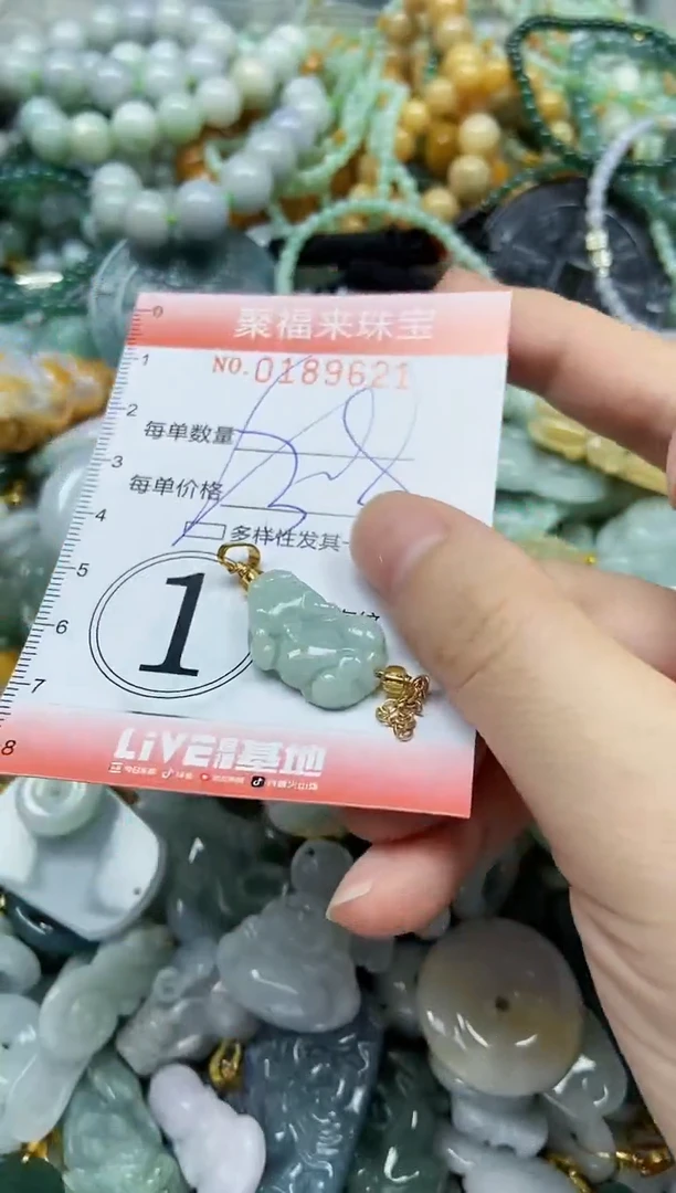 翡翠未镶嵌颈饰闪购0189621多样性发其一