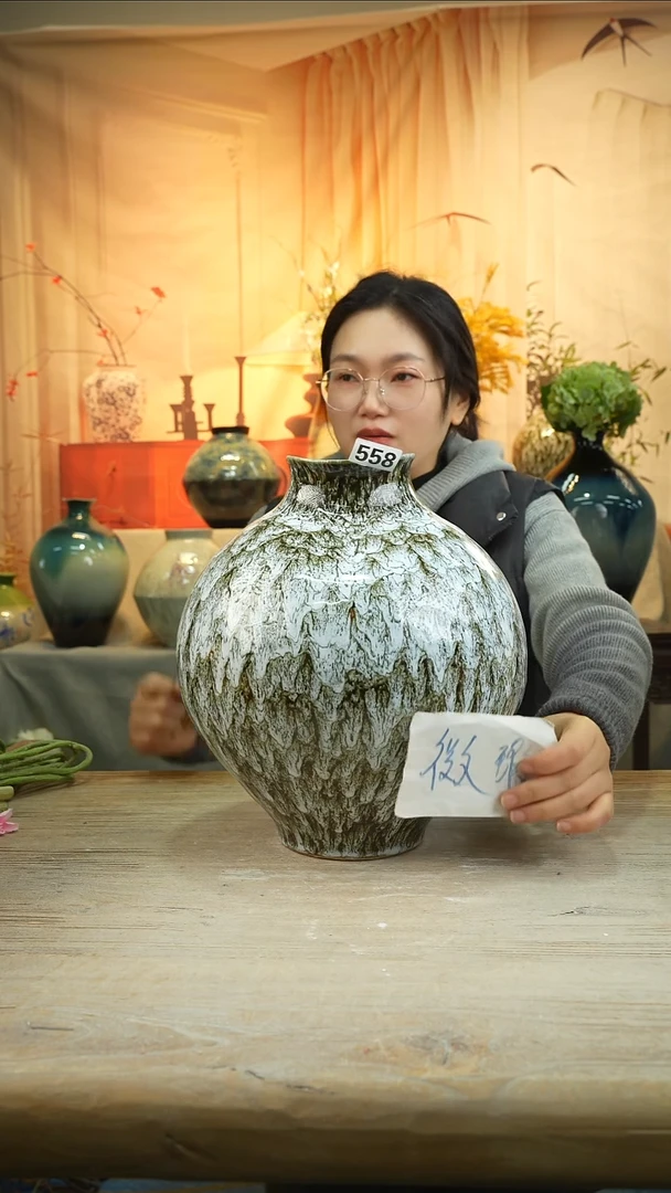 高33口11高温陶瓷花瓶花器