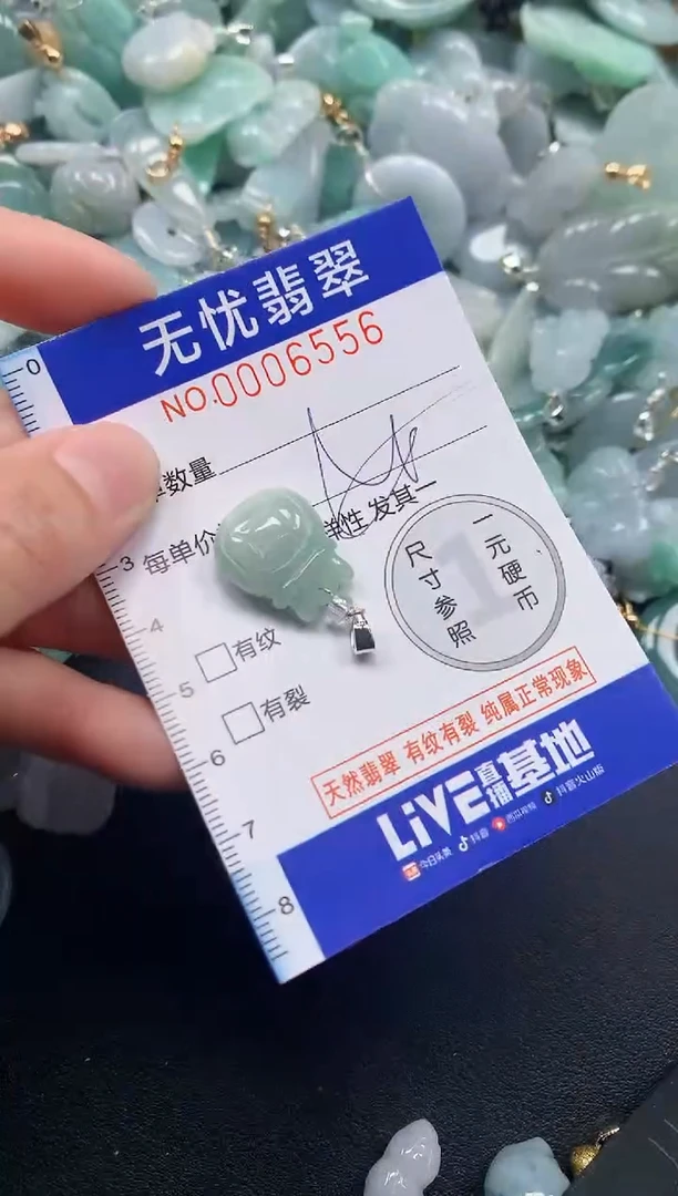 颈饰未镶嵌翡翠6556