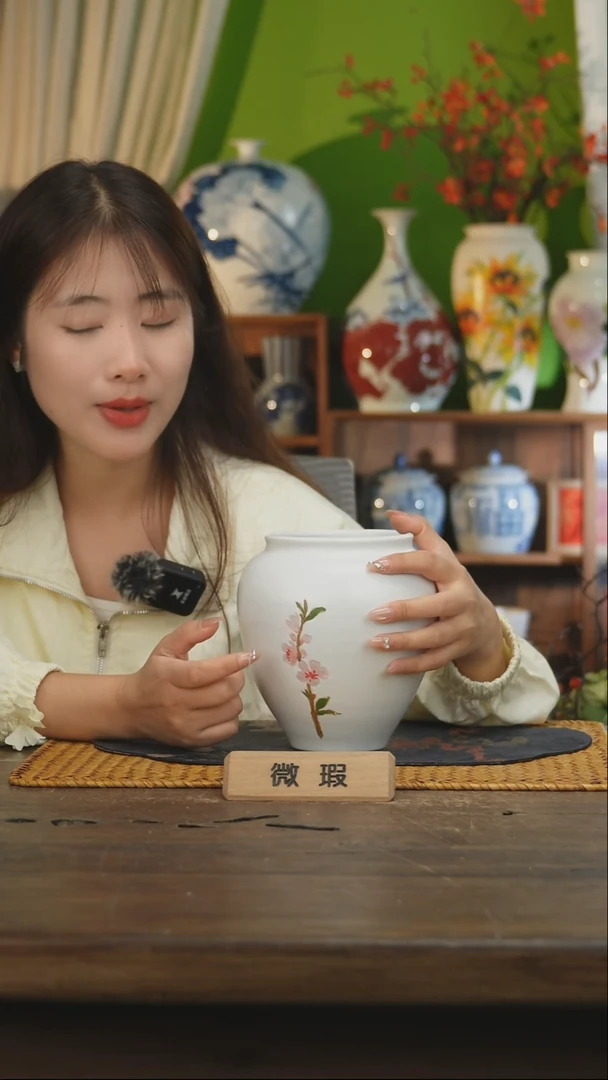 瓷片 景德镇纯手工手绘高温陶瓷