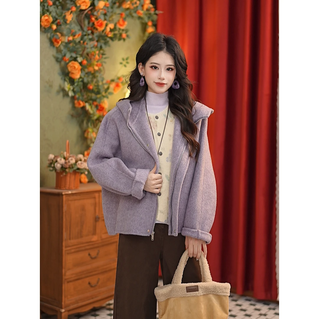 张嘉圆  【薇洛】25年新款气质时尚设计显瘦百搭外套#K10150