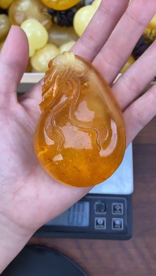 裸石琥珀未镶嵌天然琥珀蜜蜡