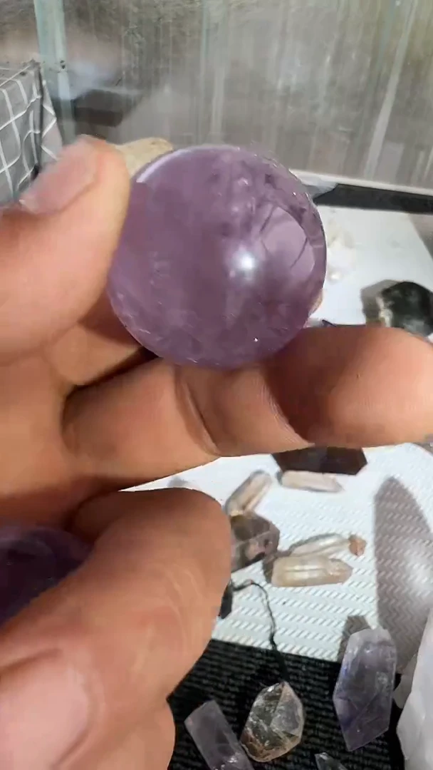 水晶珠宝半成品未镶嵌廿*芽甘，水晶