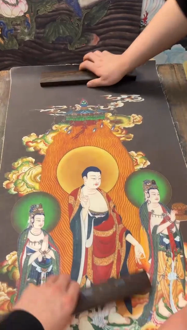 卷轴画大朱画院老六专属AA72