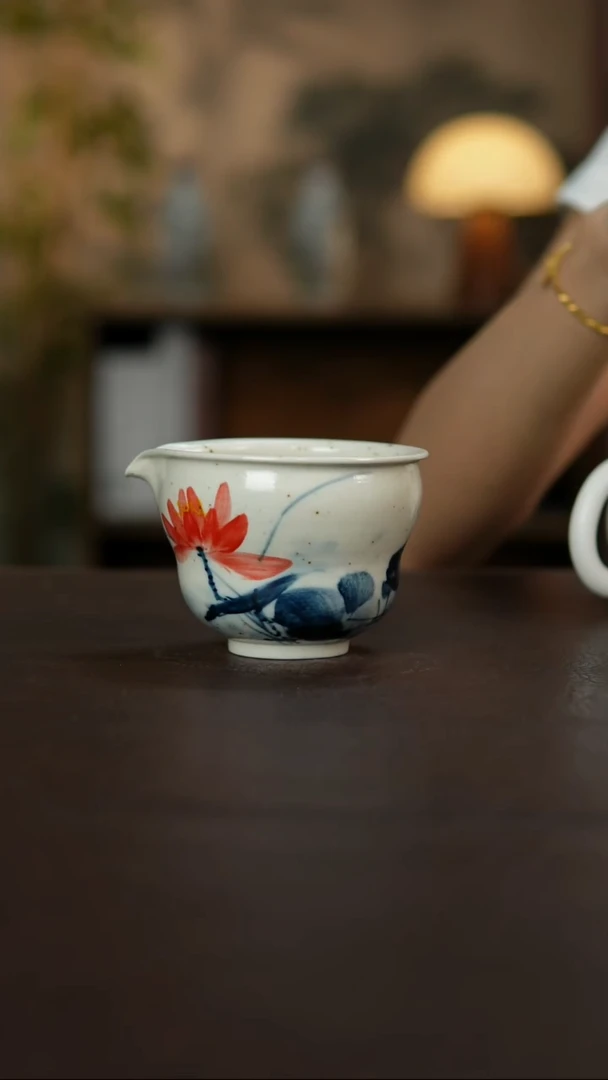 景德镇陶瓷杯碗柴烧多人