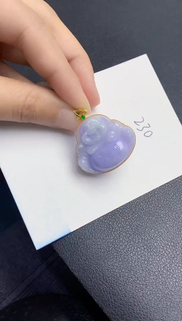 【闪购商品】翡翠颈饰18K金镶嵌000000000