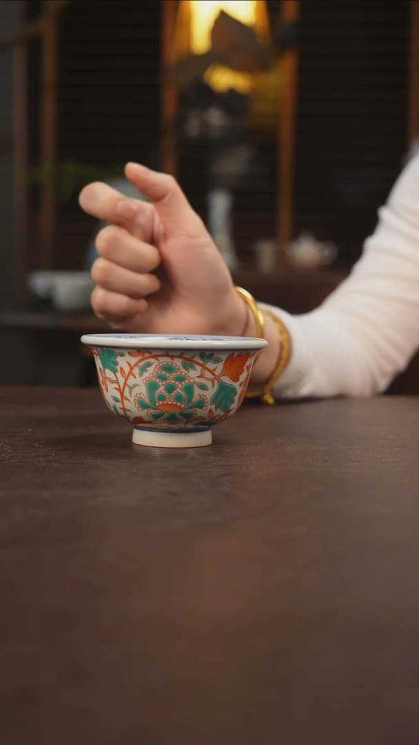 杯景德镇陶瓷杯碗柴烧多人