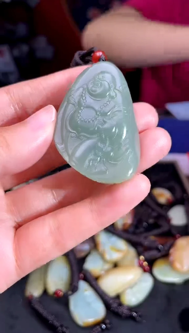 和田玉未镶嵌挂件1