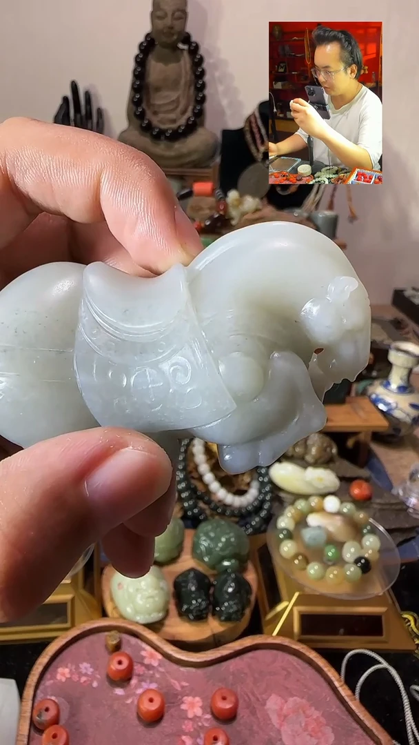 和田玉未镶嵌颈饰1