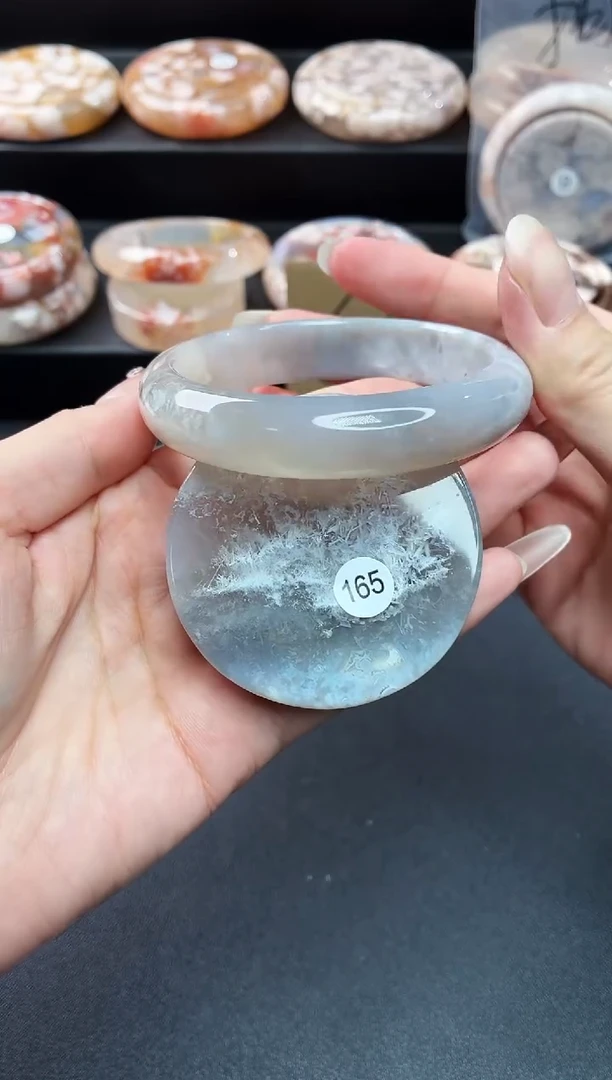 手镯玛瑙/玉髓未镶嵌石英质玉手镯