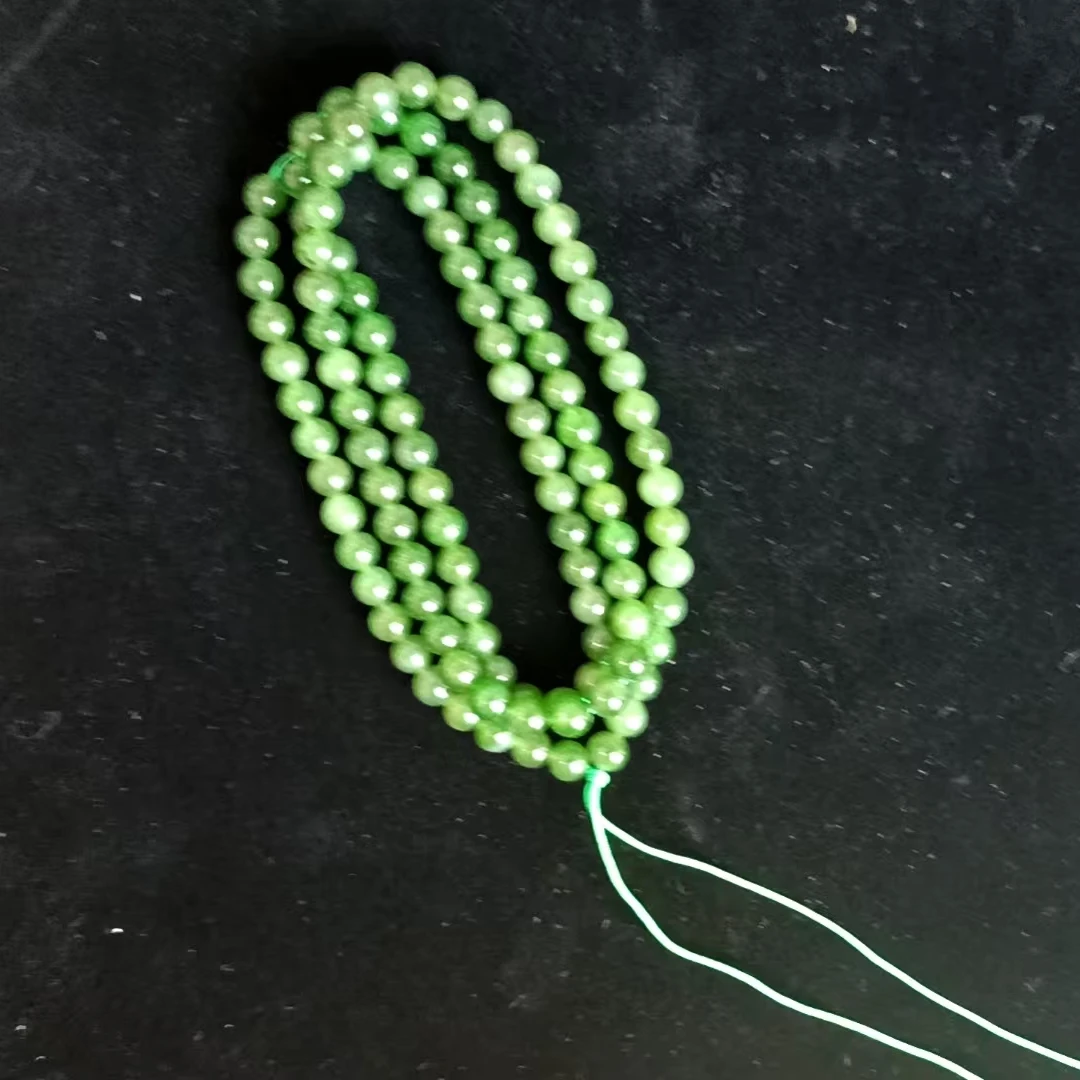 和田玉碧玉吊坠链6666