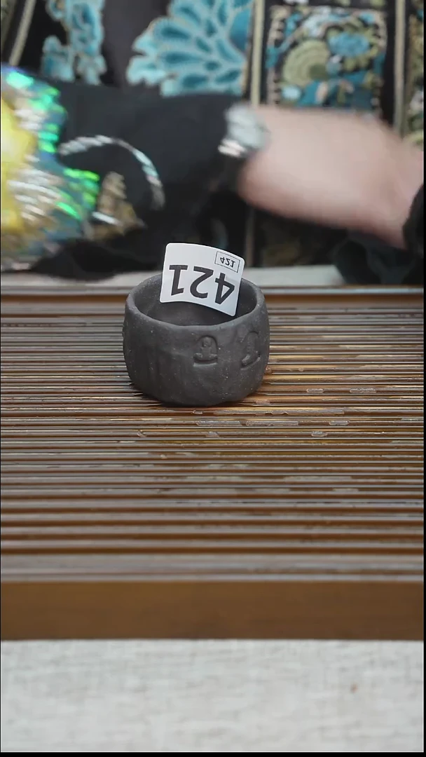 纯手工粗陶茶具每一只不一样