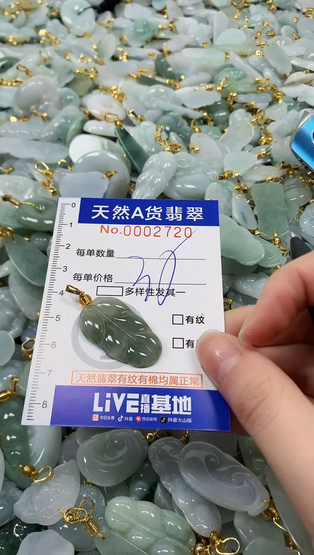 颈饰未镶嵌翡翠纯天然a货翡翠