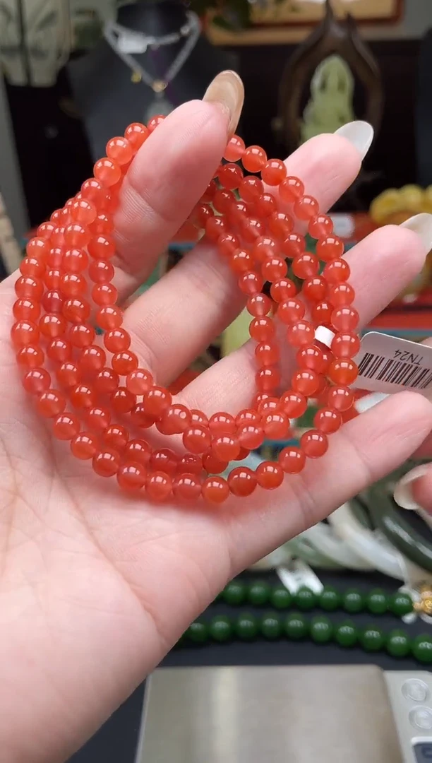 颈饰未镶嵌南红玛瑙tn24