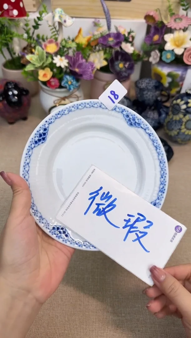 瓷片17cm泡泡家的瓷器真好看