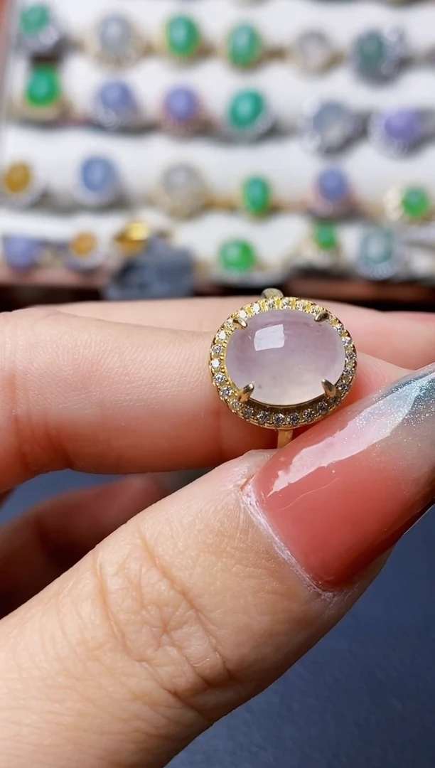 银S925镶嵌戒指翡翠2013