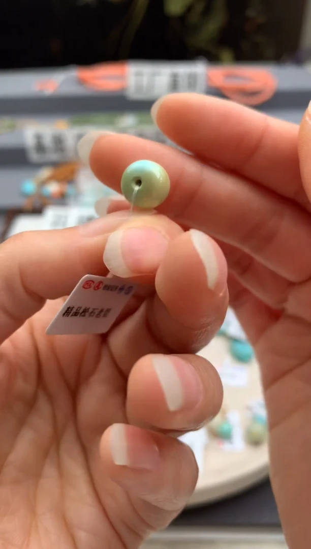 未镶嵌绿松石单珠茜.E56