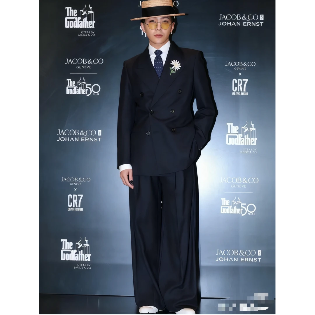 【权志龙同款】高定系列双排扣西装套装西服设计感显瘦秋季通勤