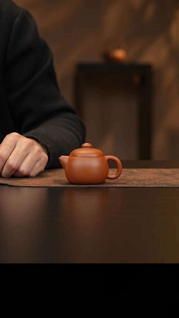 【闪购商品】紫砂茶壶允禾斋wzht 朱泥 文旦 100c