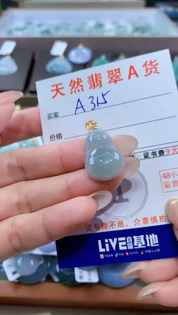 颈饰未镶嵌翡翠天然缅甸翡翠A货挂件